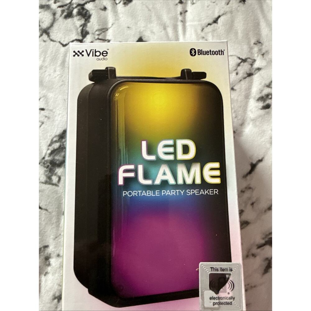 LED Flame Bluetooth Speaker Portable Led Lights VIBE audio Party, Celebration
